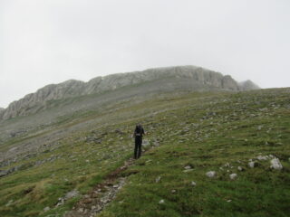Salita verso Cima delle Saline (m.2613)