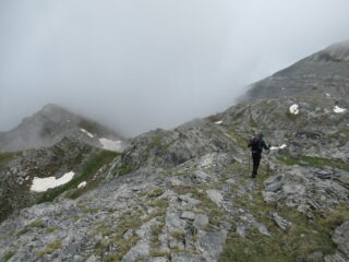 Discesa verso il Vallone degli Arpetti