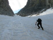 Parte superiore dopo il masso