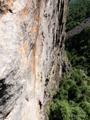 La parete è aggettante...