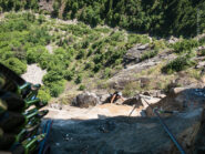 Marcella arriva in sosta (sesto tiro)