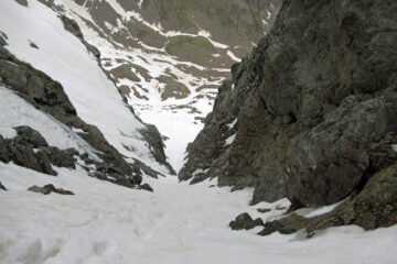 Ambiente oltre metà canale, la pendenza aumenta