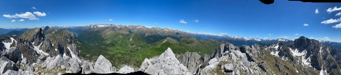Panorama dalla vetta