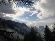 Tramonto verso il Serrou, quasi arrivati ai Magi per la birra
