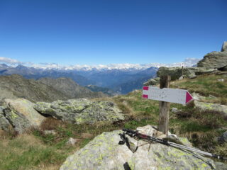 dalla cresta verso Valle d'Aosta