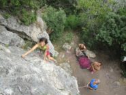 Ale & friends su Pelle di Serpente (6a?)
