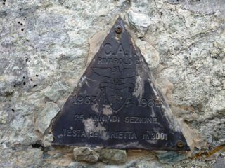 L'agognato tringolo di vetta.