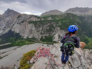 Dalla cima.