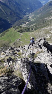 dalla rest ridge alle spalle tutto l'avvicinamento..