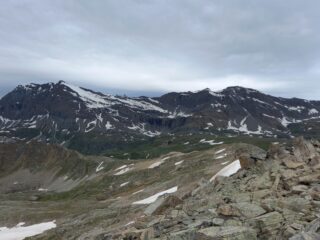 Vallone (a sx) e cresta risaliti