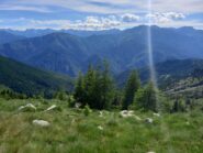 Verso la val chisone poco prima del colle della roussa