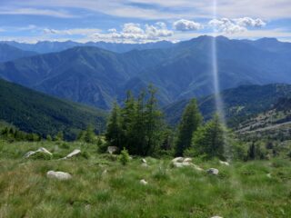 Verso la val chisone poco prima del colle della roussa