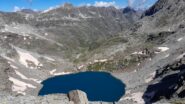 Lago d'Ambin visto dalla cresta