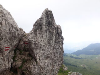 Passaggi tra Monte Alben e Cima della Croce. 