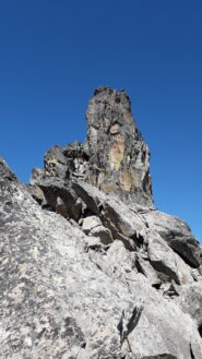 il monolito dove si concentrano le massime difficolta'..