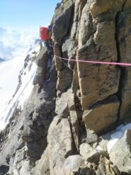 La parte rocciosa sta per terminare