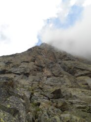 La parete salita dalla calata di S3