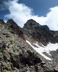 Cresta ovest e cima