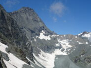 Lo spigolo visto tornando al rifugio