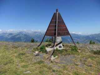 In vetta a Cima Marta