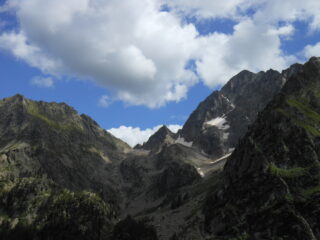 Approach e cresta visti scendendo