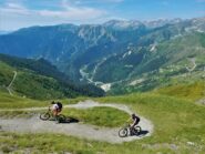 Dal fort Tabourde verso il Bec Rouge