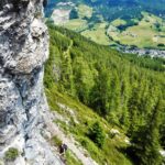 Patty con La Villa laggiù in fondo...