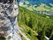 Patty con La Villa laggiù in fondo...