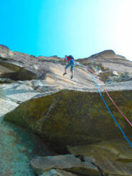 Ultima doppia da 60 mt. prima di toccare terra..