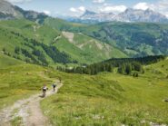 La lunghissima discesa da Porta Vescovo