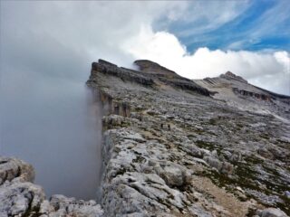 Verso la cima