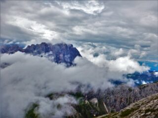 Le Odle si concedono per qualche istante...