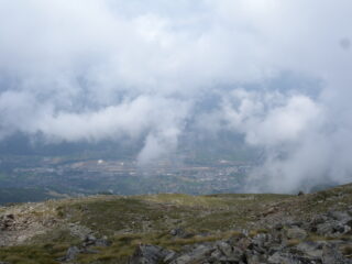 Aosta dal sentiero 25B