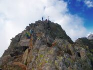 ultimi metri alla cima 