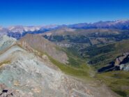 il versante nord da dove scenderemo