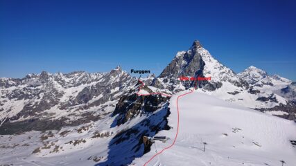 Il Furggen ancora lontano