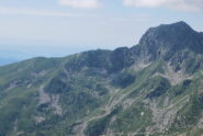 Dalla cima del Tovo, la dorsale dal Poggio Frassati alla vetta del Mucrone