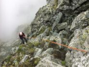 La prima calata in doppia.