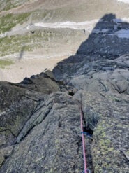 Nico sullo splendido diedro di L5