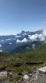 Vista Monviso dal colle