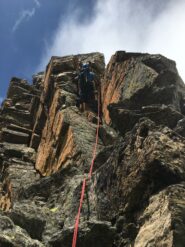 passo cruciale prima di salire in vetta al picco Coolidge