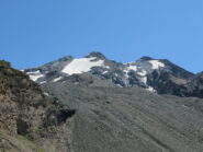 Cima di Entrelor e Aouillé viste dal sentiero