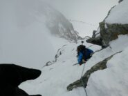 In uscita dal secondo tiro che abbiamo fatto.