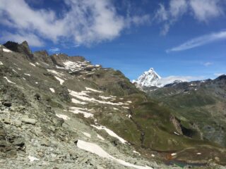 vallone sospeso di salita visto dal colle Croce