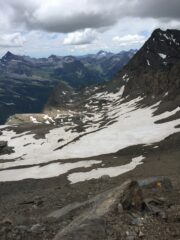 vallone sospeso visto dall'alto