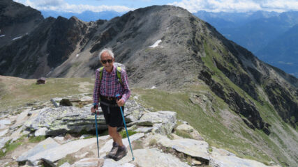 Si scende per andare al Mont Mary