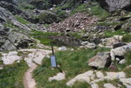 Il Laghetto del Camino scendendo a Oropa