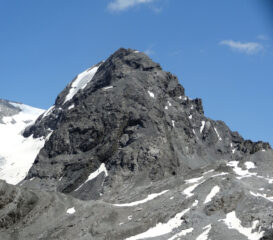 Il Cristallo con la cresta ovest sulla destra
