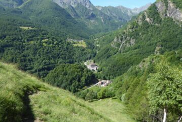 Discesa verso il Crot