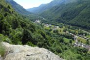Una sosta sulla roccia panoramica